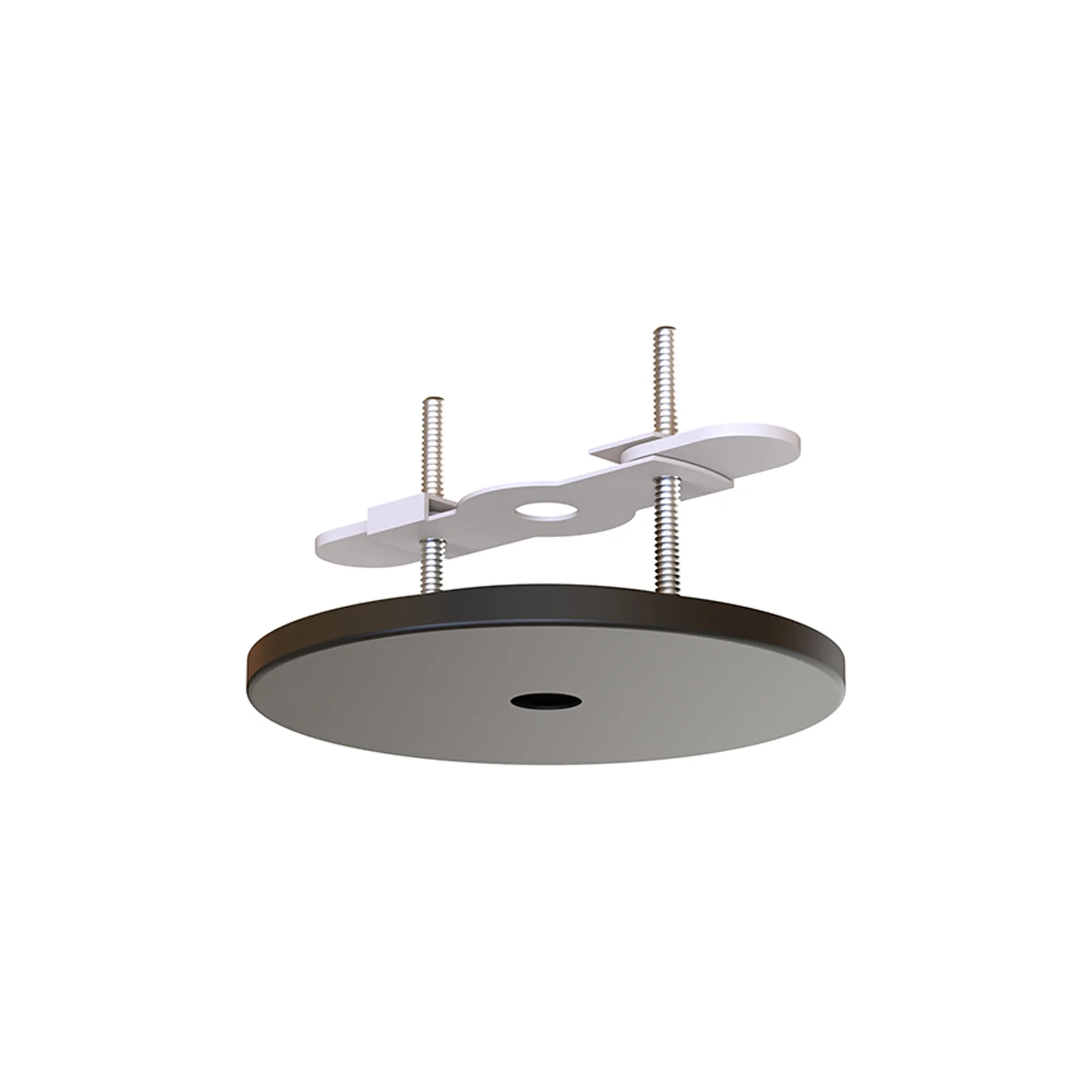 M9361  Modular 9cm Round 1 DC Plug Recessed Canopy/Ceiling Rose Kit (FRAME ONLY) (Excluding Driver), Black
